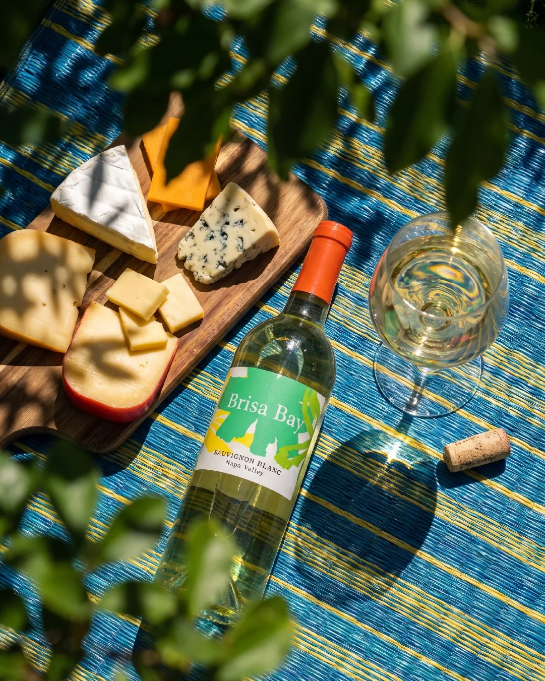 Brisa Bay with cheese outdoors